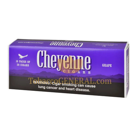 Cheyenne Grape FIltered Cigars 10 Packs of 20