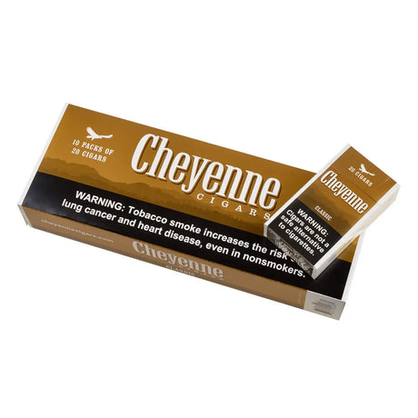 Cheyenne Light Filtered Cigars 10 Packs of 20