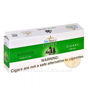 Clipper Menthol Filtered Cigars 10 Packs of 20