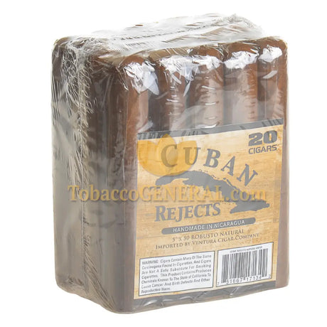 Cuban Rejects Robusto Natural Cigars Pack of 20 1