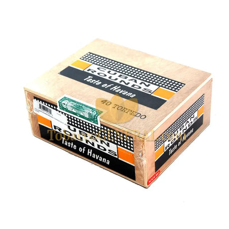 Cuban Rounds Torpedo Maduro Cigars Box of 40 1