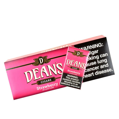 Deans Strawberry Filtered Cigars 10 Packs of 20