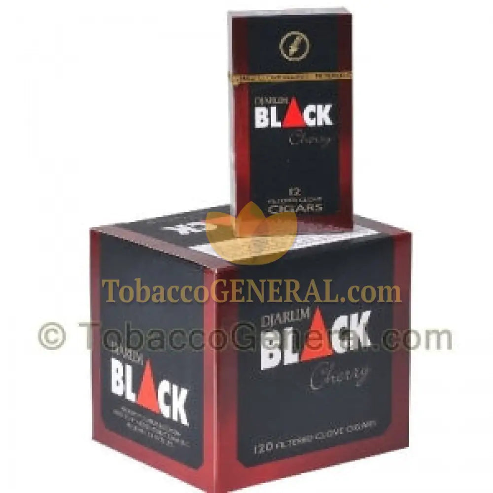 Djarum Black Cherry (Ruby) Filtered Cigars 10 Packs of 12