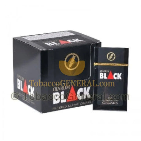 Djarum Black Filtered Cigars 10 Packs of 12