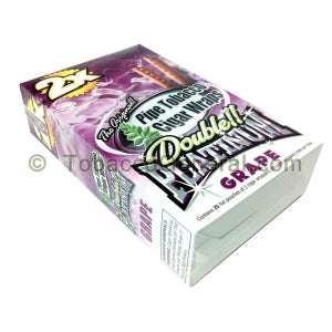 Double Platinum Wraps 2X Grape 25 Packs of 2