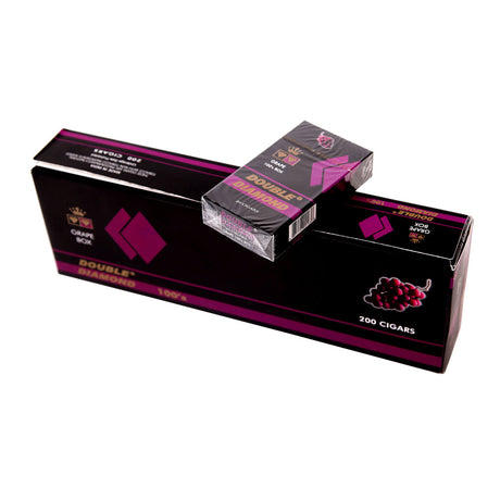 Double Diamond Grape Filtered Cigars 10 Packs of 20 1