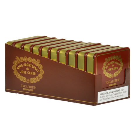 Excalibur Miniatures Cigars 10 Tins of 20 1