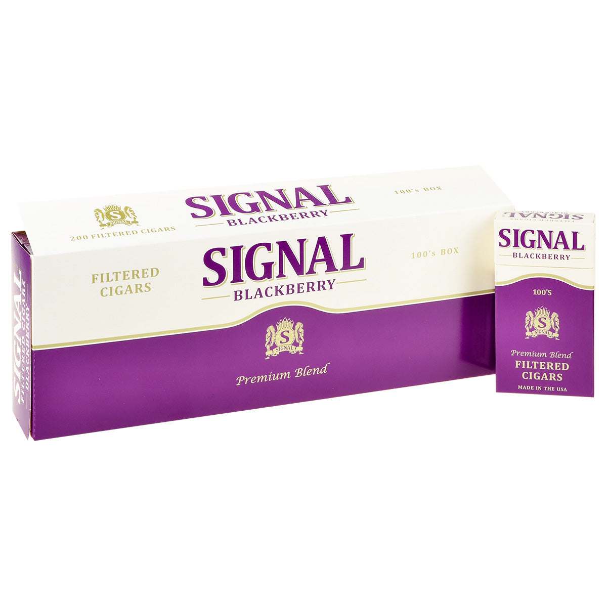 Signal Blackberry Filtered Cigars 10 Packs of 20 1