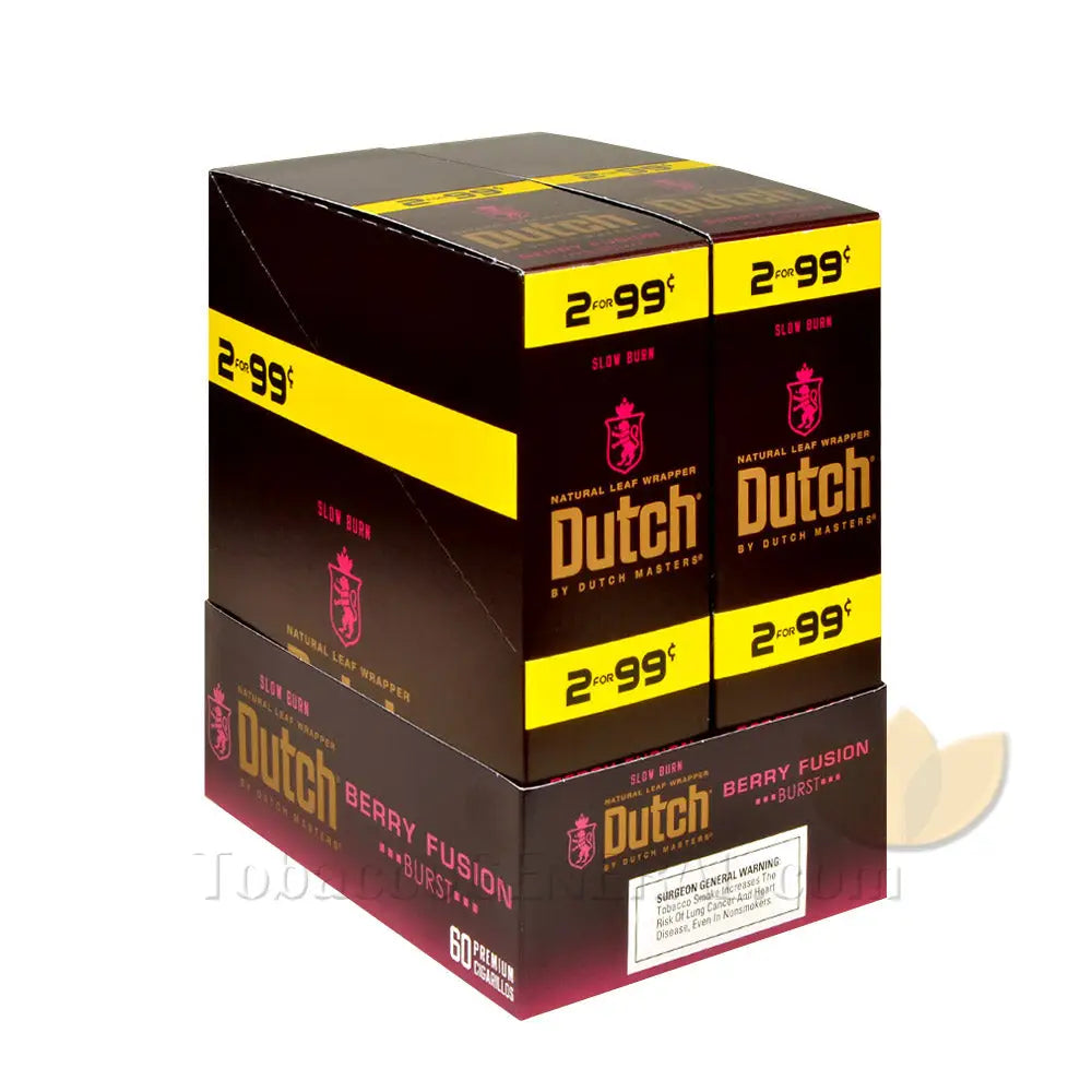 Dutch Masters Berry Fusion Cigarillos 99c Pre Priced 30 Packs of 2