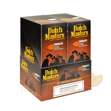 Dutch Masters Foil Cigarillos Chocolate 20 Packs of 3