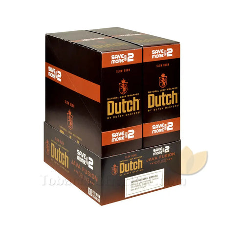 Dutch Masters Foil Fresh Java Fusion (Deluxe) Cigarillos 30 Packs of 2