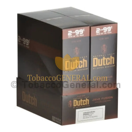 Dutch Masters Foil Fresh Java Fusion (Deluxe) Cigarillos 30 Packs of 2