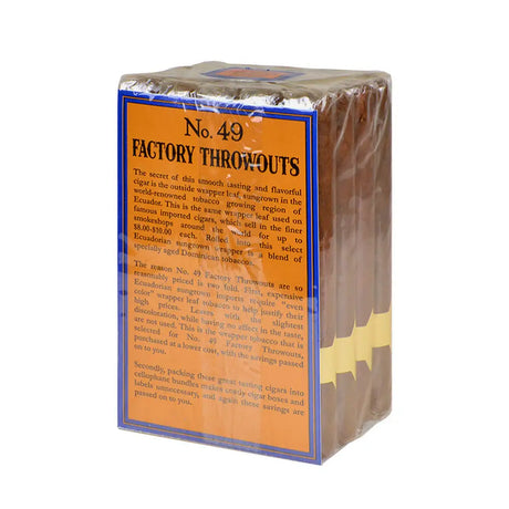 Factory Throwouts No. 49 Premium Cigars Bundle of 20