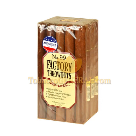 Factory Throwouts No. 99 Cigars Bundle of 20