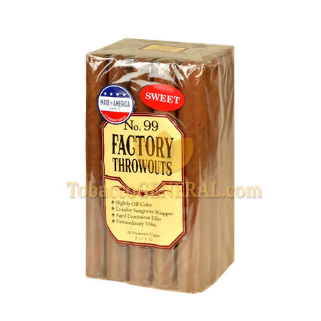 Factory Throwouts No. 99 Sweet Cigars Bundle of 20