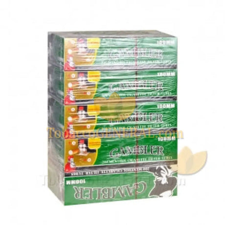 Gambler Filter Tubes 100 mm Menthol 5 Cartons of 200