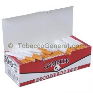 Gambler Filter Tubes King Size Full Flavor 5 Cartons of 200