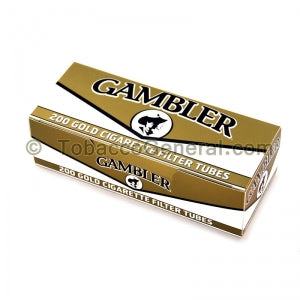 Gambler Filter Tubes King Size Gold (Light) 5 Cartons of 200