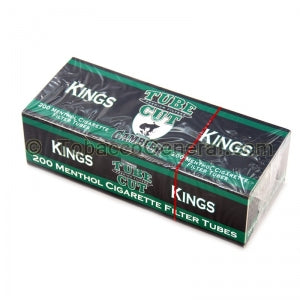 Gambler Tube Cut Filter Tubes King Size Menthol 5 Cartons of 200