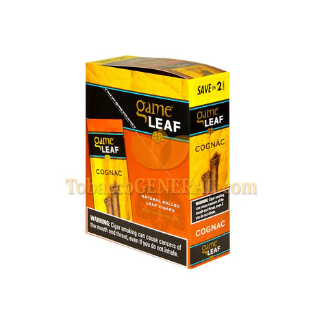 Game Leaf Cigarillos 15 Packs of 2 Cognac