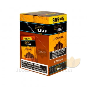 Game Leaf Cigarillos Save on 5 Cognac 8 Packs of 5