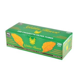 Golden Harvest Filter Tubes King Size Menthol 200ct