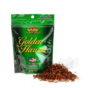 Golden Harvest Mint Blend Pipe Tobacco 1 oz. Pack