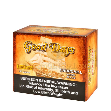 Good Days Factory Rejects Churchill Cigars Box of 50