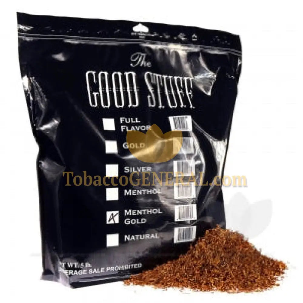 Good Stuff Menthol Gold Pipe Tobacco Bulk 5 Lb. Pack