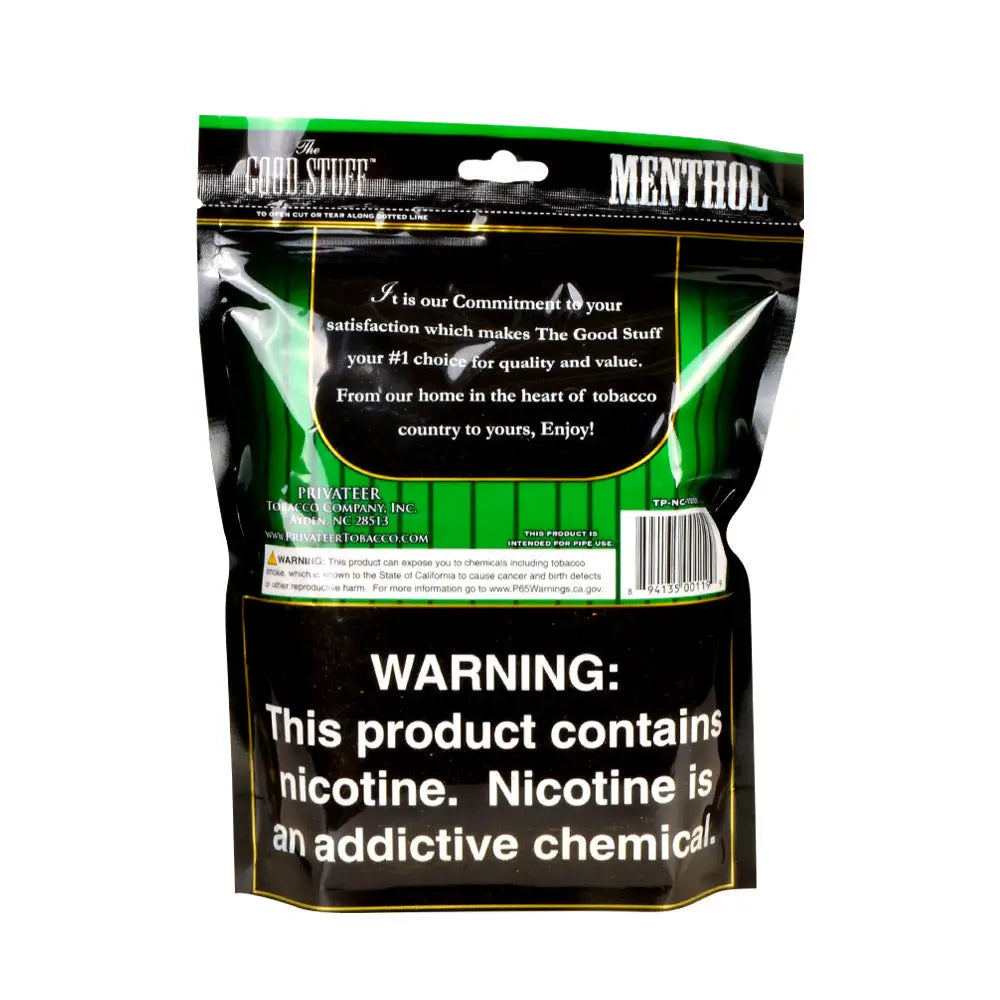 Good Stuff Menthol Pipe Tobacco 6 oz. Pack