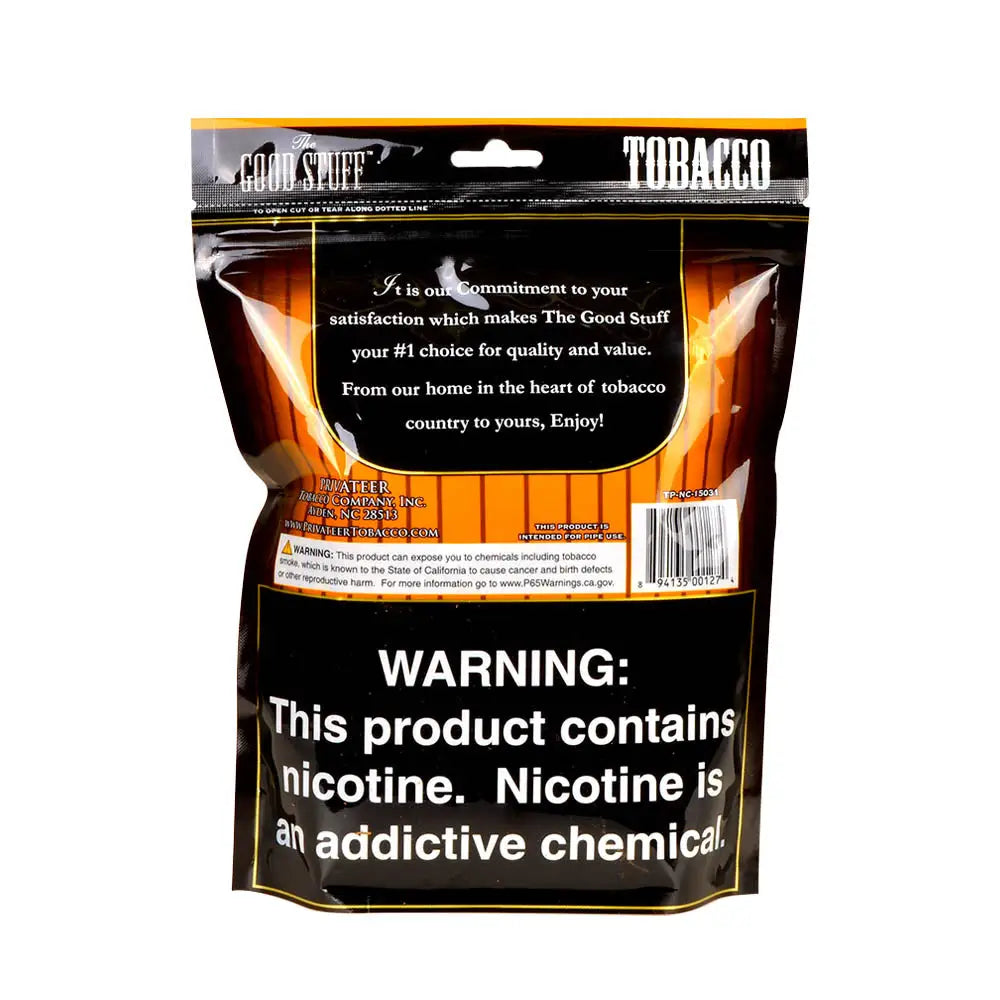 Good Stuff Natural Pipe Tobacco 6 oz. Pack