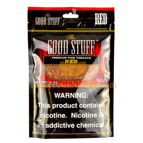 Good Stuff Red (Full Flavor) Pipe Tobacco 2 oz. Pack