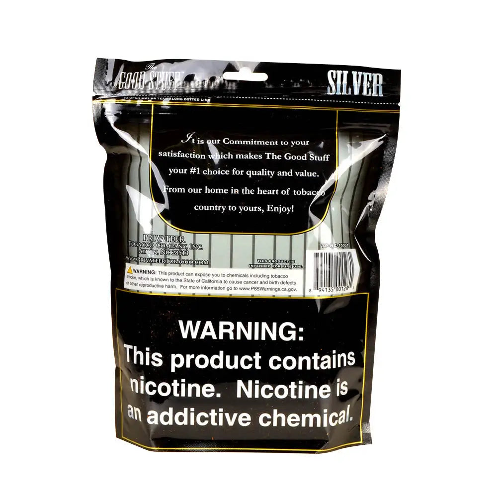 Good Stuff Silver Pipe Tobacco 6 oz. Pack