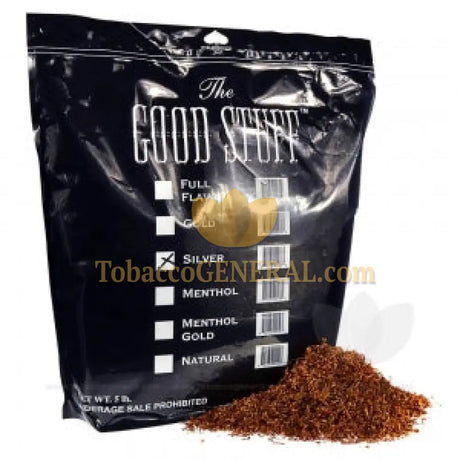 Good Stuff Silver Pipe Tobacco Bulk 5 Lb. Pack