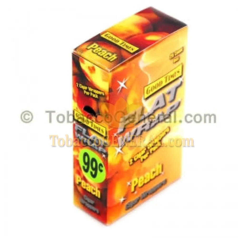 Good Times Flat Wraps Peach 25 Packs of 2 Pre-Priced