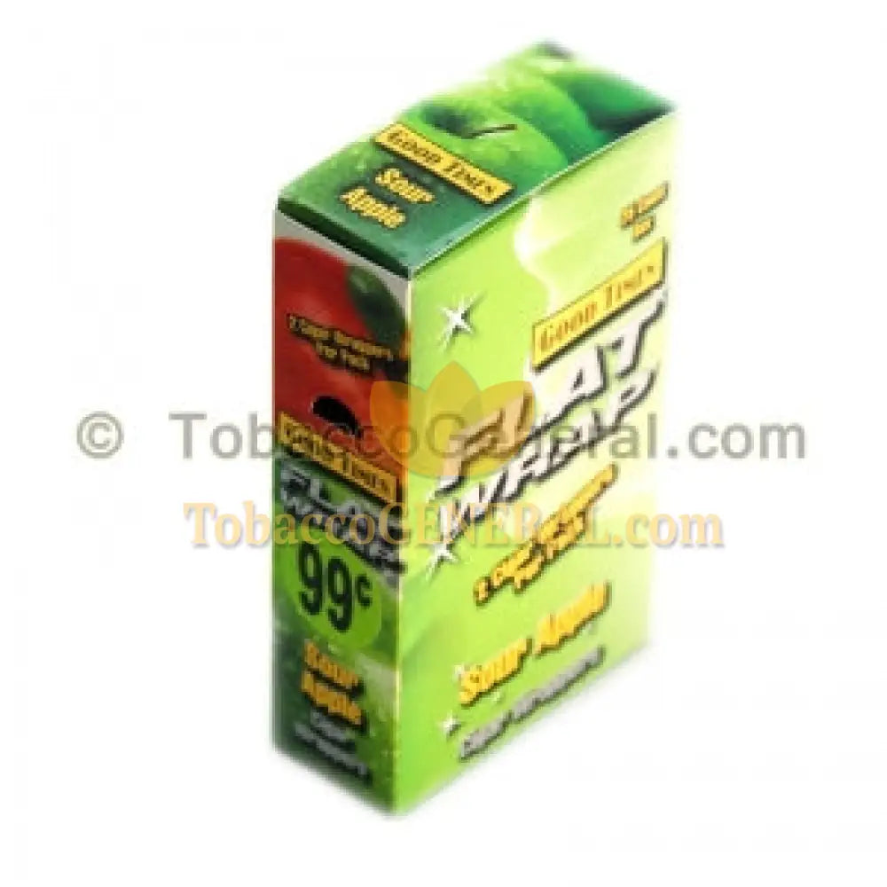 Good Times Flat Wraps Sour Apple 25 Packs of 2 Pre-Priced