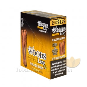 Good Times Sweet Woods Leaf Cigars Golden Honey 1.29 Pre-Priced 15 Packs of 2