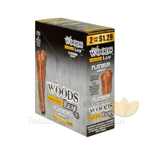 Good Times Sweet Woods Leaf Cigars Platinum 1.29 Pre-Priced 15 Packs of 2