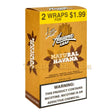 Havana Leaf Little Tobacco Wraps Natural Havana $1.99 Pre-Priced 20 Packs of 2