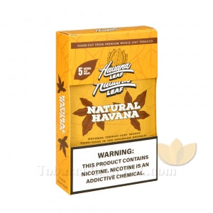 Havana Leaf Tobacco Wraps Natural Havana 8 packs of 5