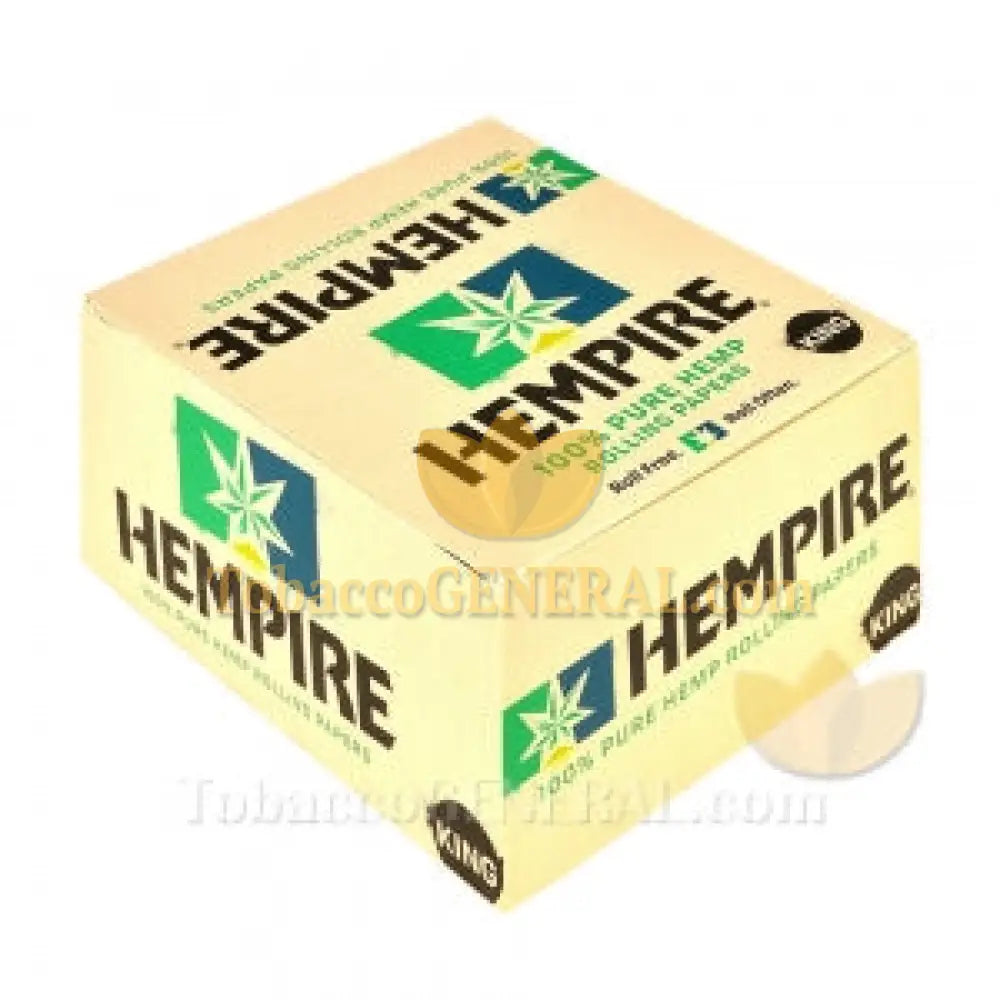 Hempire 100% Pure Hemp Rolling Papers King Size 50 Books of 33 Leaves