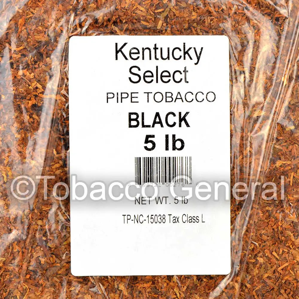 Kentucky Select Turkish Black Pipe Tobacco 5 Lb. Pack