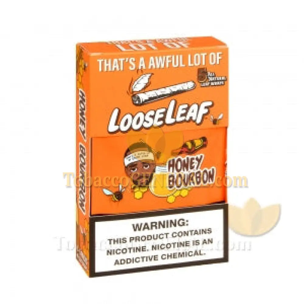 Loose Leaf Honey Bourbon wraps 8 packs of 5