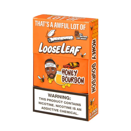 Loose Leaf Honey Bourbon wraps 8 packs of 5