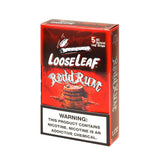 Loose Leaf Redd Rum wraps 8 packs of 5