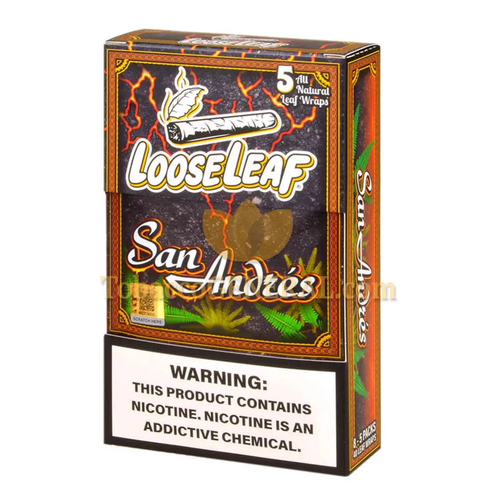 Loose Leaf San Andres wraps 8 packs of 5