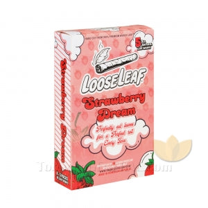 Loose Leaf Strawberry Dream wraps, 8 packs of 5