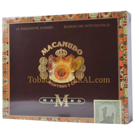 Macanudo Maduro Baron De Rothchild Cigars Box of 25 1