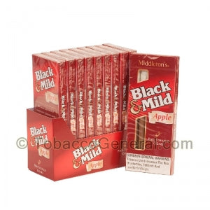 Middleton's Black & Mild Apple Cigars 10 Packs of 5