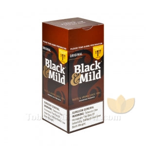 Middleton's Black & Mild Regular 1.19 Pre-Priced Cigars Box of 25 ...